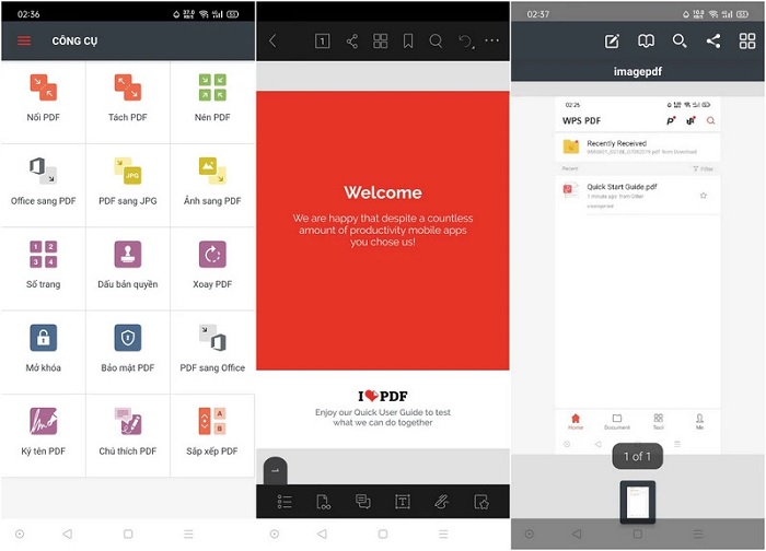 iLovePDF: Ứng dụng chỉnh sửa file PDF cho Android miễn phí