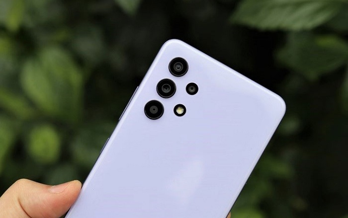 Galaxy A32 được trang bị cụm 4 camera sau đi kèm thuật toán nhiếp ảnh cực kì đẹp mắt