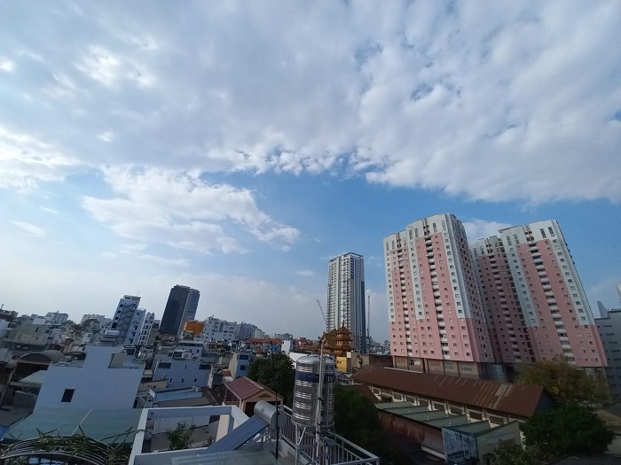 Camera góc rộng cho hình ảnh chi tiết