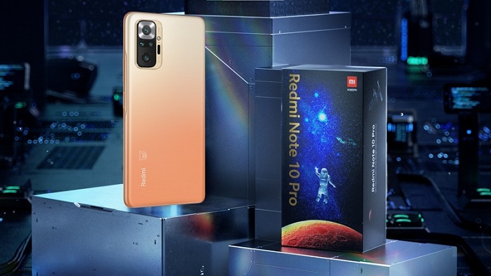 Mặt lưng của Redmi Note 10 Pro bản đặc biệt được in logo của Mi Fan
