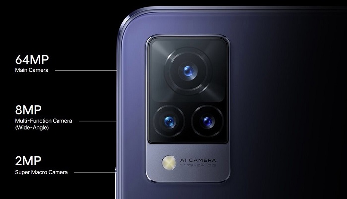 Camera sau trên Vivo V21 5G