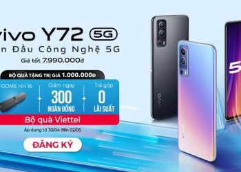 Vivo Y72 5G đã có giá bán chính thức cùng hotsale hấp dẫn, bộ quà tặng siêu giá trị