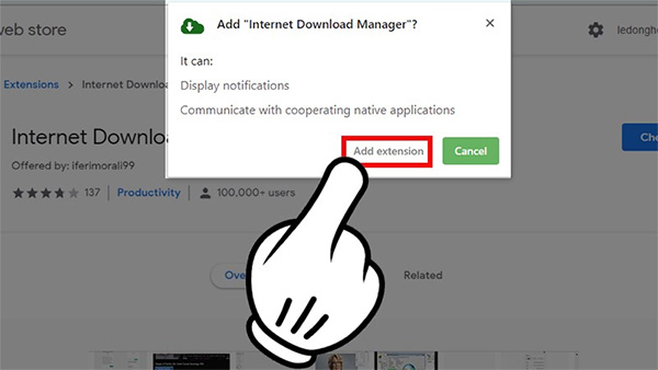 Cách thêm IDM vào cốc cốc (7)