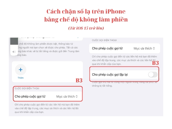 chặn số lạ trên iphone