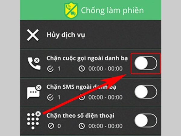 chặn số lạ trên iphone