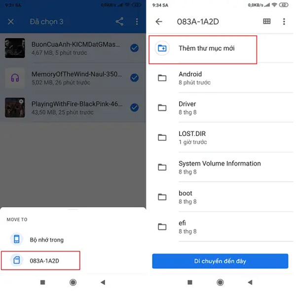 Cách tải nhạc từ NhacCuaTui về thẻ nhớ điện thoại Android (2)