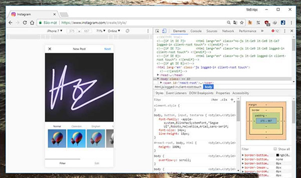 Các bước chi tiết cách đăng ảnh trên Instagram bằng máy tính (4)