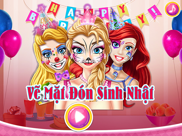 Game vẽ chibi Birthday Face Painting