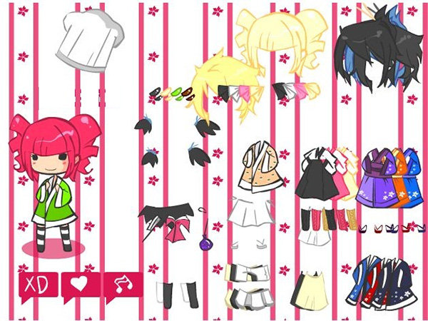 Game thời trang Chibi