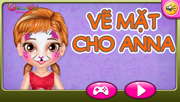 Little Princess Anna Face Painting