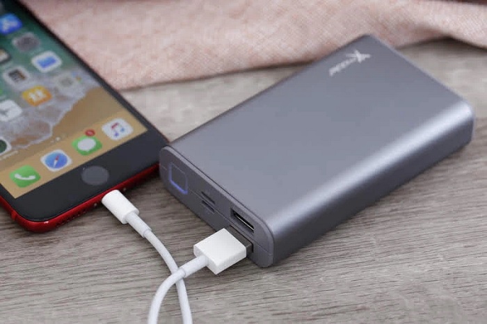 Sạc dự phòng không đến mức 100%