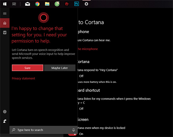 Hướng dẫn sử dụng Cortana trên Win 10 (3)