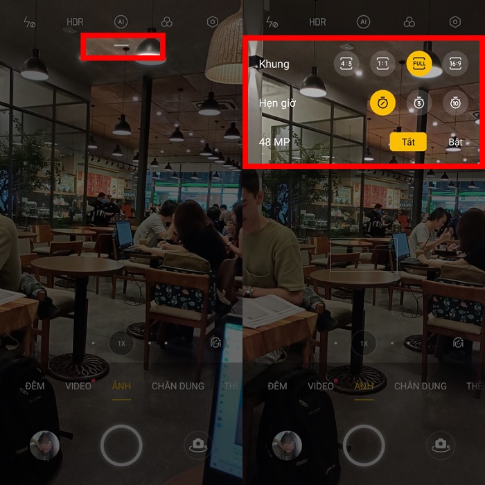 Rất nhiều tính năng được ẩn trong giao diện camera OPPO A94