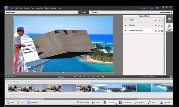 Phần mềm chỉnh sửa video trên máy tính Adobe Premiere Elements 11