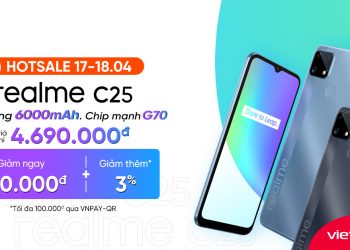Chính thức mở bán realme C25 kèm ưu đãi sốc chỉ 2 ngày