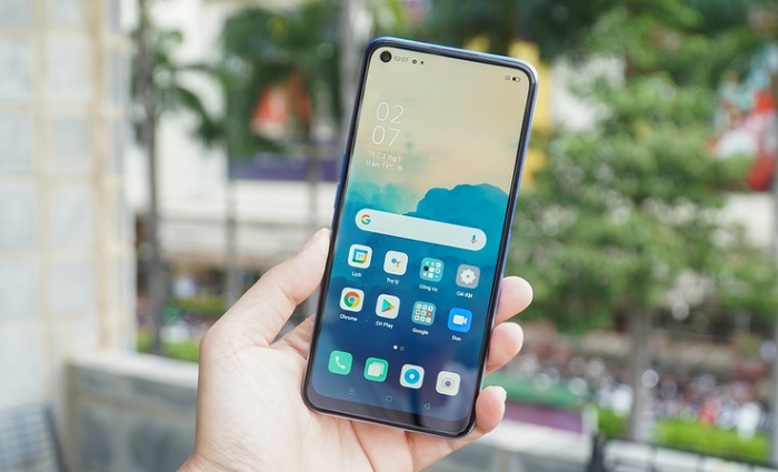 Màn hình OPPO A54 có độ phân giải HD+