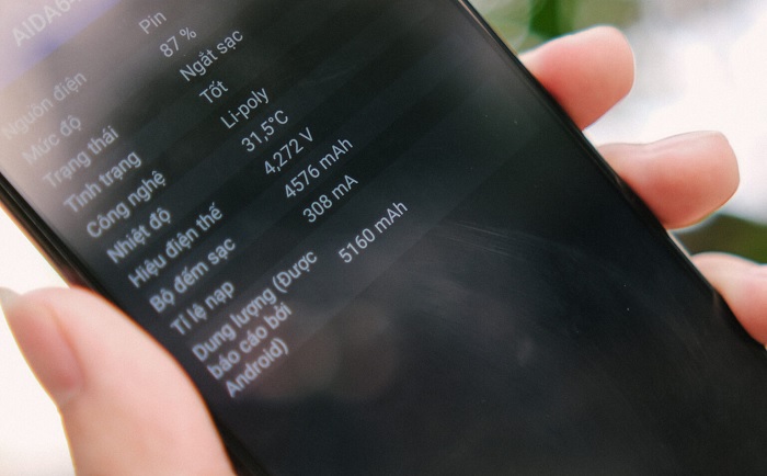 Sở hữu viên pin khủng khủng 5160mAh cùng sạc nhanh 33W