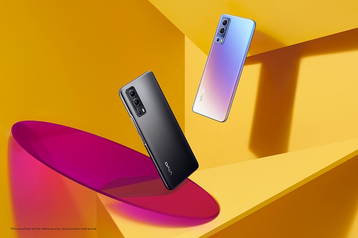 vivo Y72 5G dự kiến có hai tùy chọn màu sắc xanh hồng và đen bóng