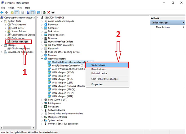 Cách cập nhật Driver máy tính thành công