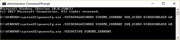 Thay đổi thời gian chờ màn hình khóa sử dụng Command Prompt
