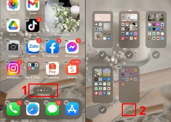 chia đôi màn hình iphone