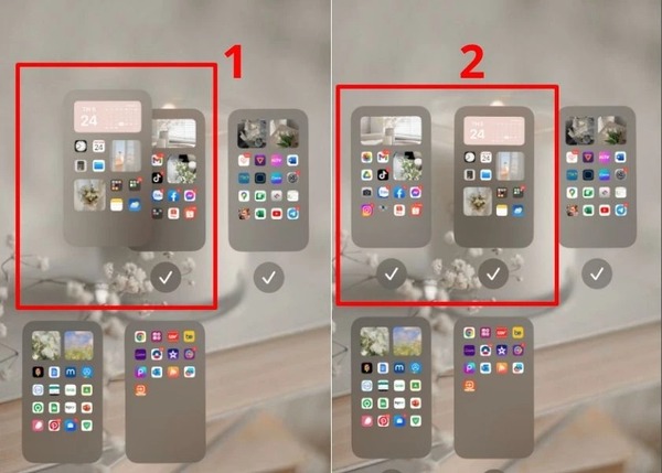 chia đôi màn hình iphone