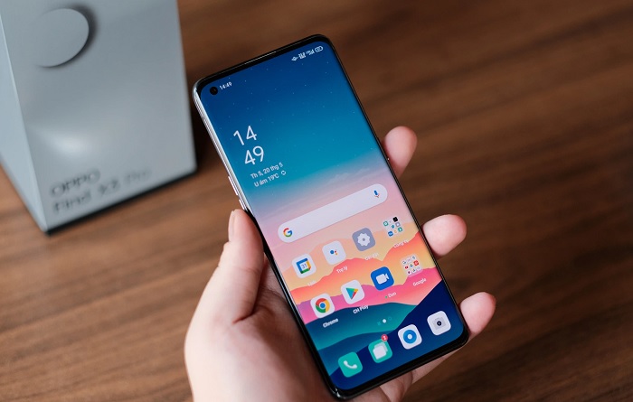 Mặt trước của Find X3 Pro 5G