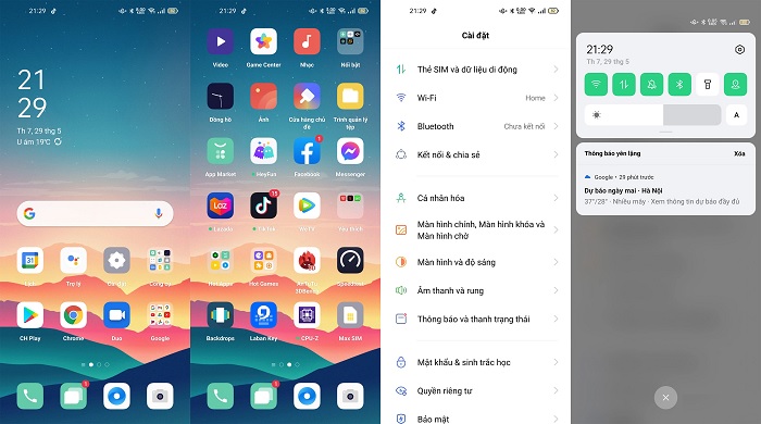 Giao diện ColorOS 11.2 trên Find X3 Pro 5G