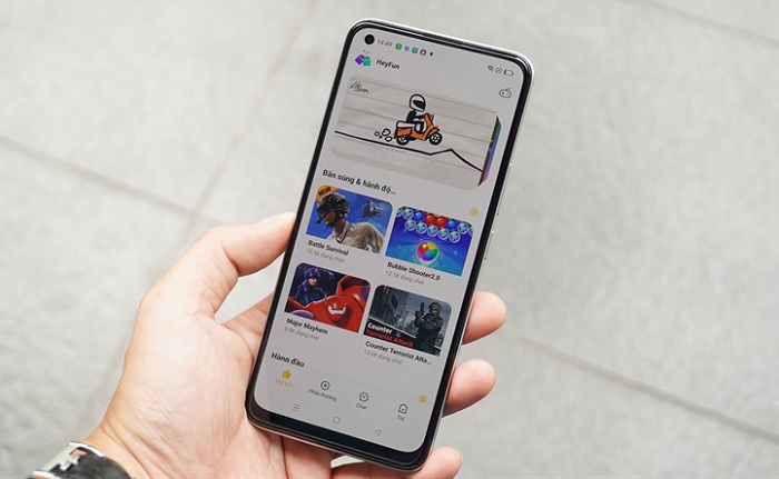 Thời gian chơi game liên tục của Realme 8 rất ấn tượng