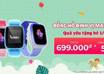 Đồng hồ định vị Masstel - Quà yêu tặng bé 1/6 giá chỉ từ 699.000 đồng