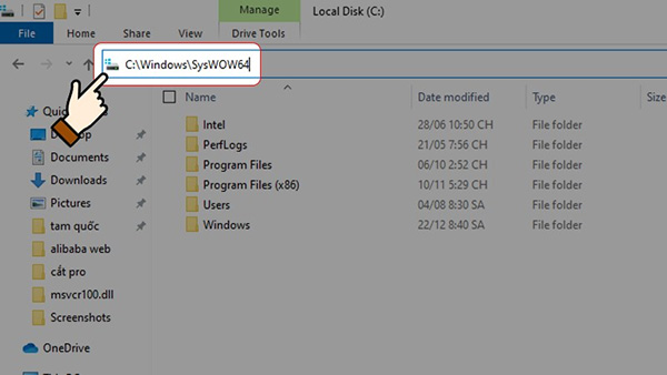 Cách 2: Bổ sung msvcr100.dll mới nhất thủ công (3)