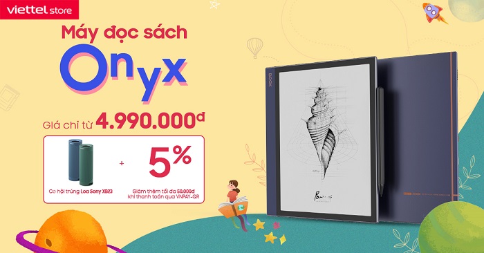 Viettel Store chính thức mở bán “máy đọc sách” từ tháng 5 cùng ưu đãi hấp dẫn