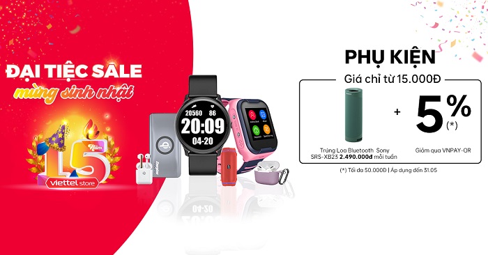 Mua Phụ kiện trúng Loa Bluetooth Sony SRS-XB23 sành điệu