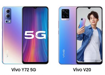 So sánh Vivo Y72 5G và Vivo V20