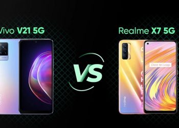 So sánh Vivo V21 5G và Realme X7