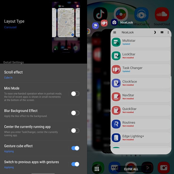 Tùy chọn giao diện theo sở thích
