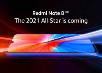 thiết kế mặt trước của Redmi Note 8 2021