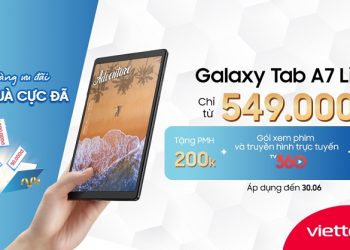 Galaxy Tab A7 Lite chính thức mở bán với mức giá siêu tốt cùng ưu đãi hấp dẫn