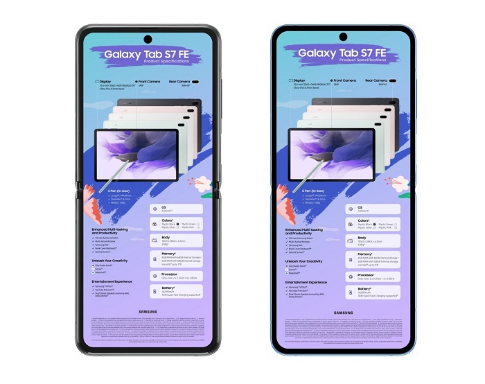 Galaxy Z Flip thế hệ trước bên trái có viền khá dày, trong khi Galaxy Z Flip 3 có viền mỏng hơn và thon gọn hơn
