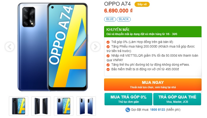 OPPO A74