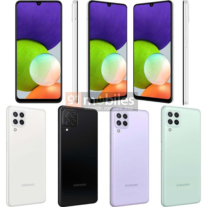 Ảnh render khác của Galaxy A22