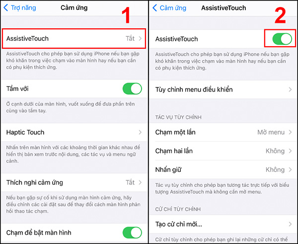 Cách bật nút Home ảo trên iPhone (2)