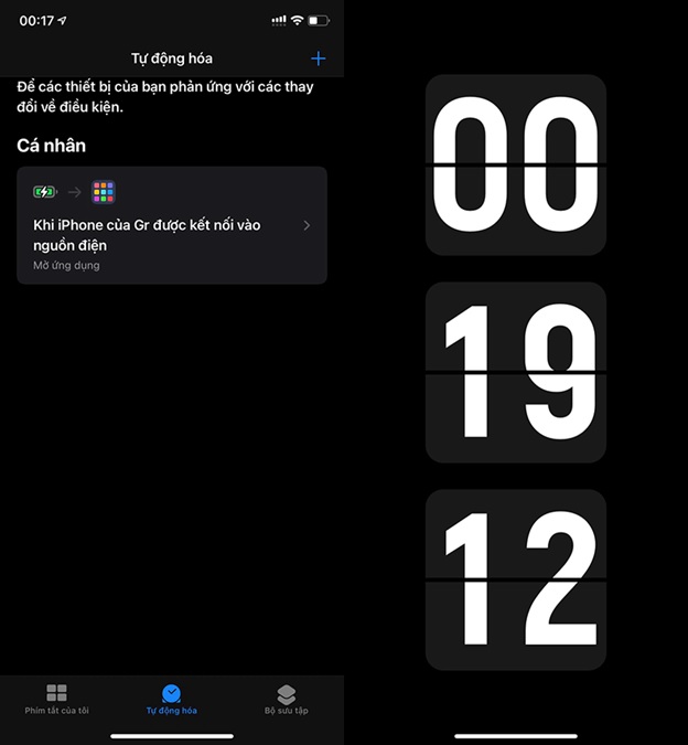 cách cài đồng hồ sạc pin iPhone