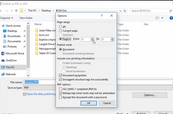 Chọn Page(s) và nhập số trang PDF cần tách vào khung trống tương ứng