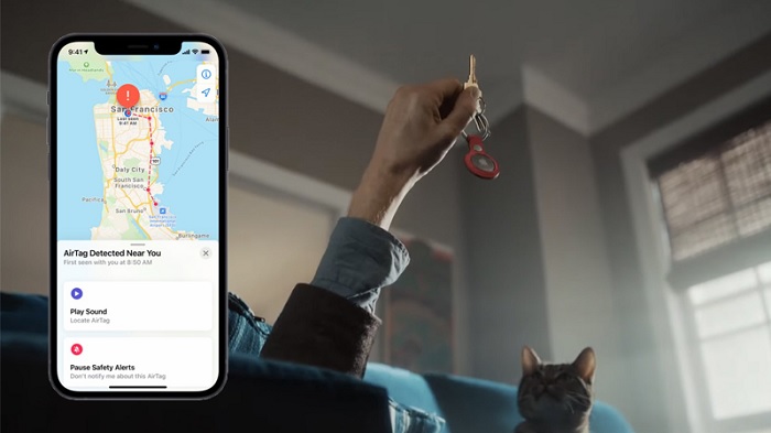 AirTag giúp tìm lại chìa khóa đã mất