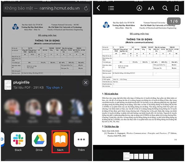 Cách tải file PDF trên iPhone (1)