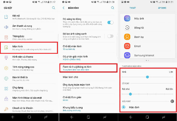 Cách thu nhỏ ảnh trên Android bằng cách thay đổi tỉ lệ màn hình 