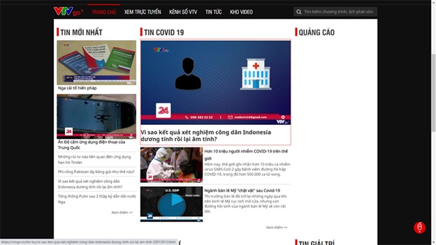 Chọn danh mục muốn xem