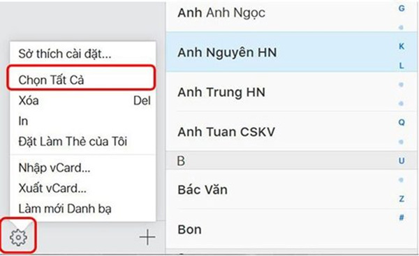 Hướng dẫn chuyển danh bạ từ iPhone sang sim (1)