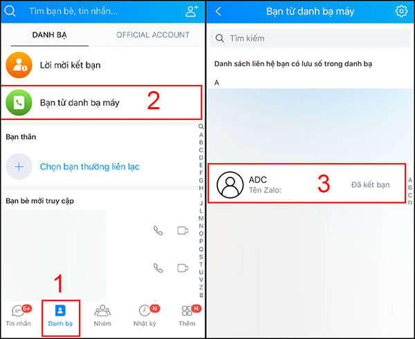 Cách lấy số điện thoại từ Zalo sang điện thoại